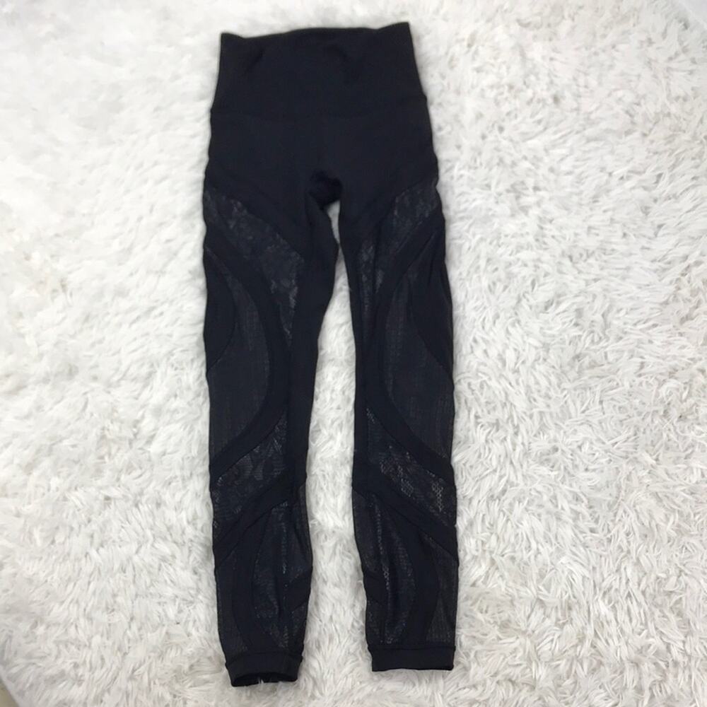 Lululemon Wunder Under High-Rise Tight 25" *Lace Black